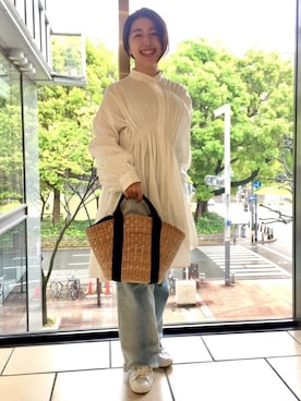 「COTTO（コトゥー）のアイテム」を使った、みささん（レディース・153cm）の春コーディネート