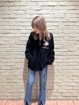 「でにむ」｜「アイテム（その他アウター）」を使った、NANAMIさん（レディース・160cm）の秋コーディネート