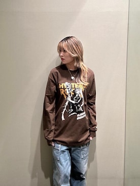 「でにむ」｜「アイテム（アクセサリー）」を使った、NANAMIさん（レディース・160cm）の冬コーディネート