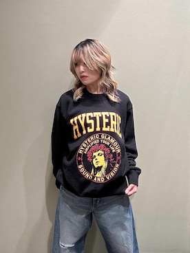 「でにむ」｜「アイテム（スウェット）」を使った、NANAMIさん（レディース・160cm）の冬コーディネート