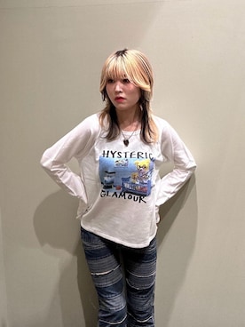 「でにむ」｜「アイテム（スウェット）」を使った、NANAMIさん（レディース・160cm）の春コーディネート