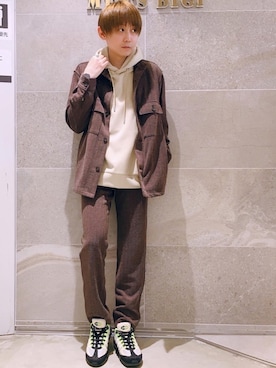 「アイテム（その他トップス）」を使った、Euffyさん（メンズ・165cm・30代）の冬コーディネート