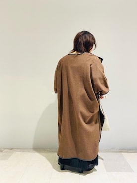 「RIVEDROITE」｜「アイテム（ダウンジャケット/コート）」を使った、IKUMIさん（レディース・150cm）の冬コーディネート