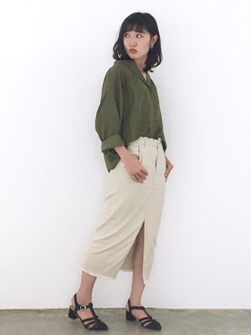 asami ogawaraさん(レディース・162cm)の夏コーディネート