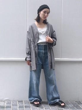asami ogawaraさん（レディース・162cm）の夏コーディネート