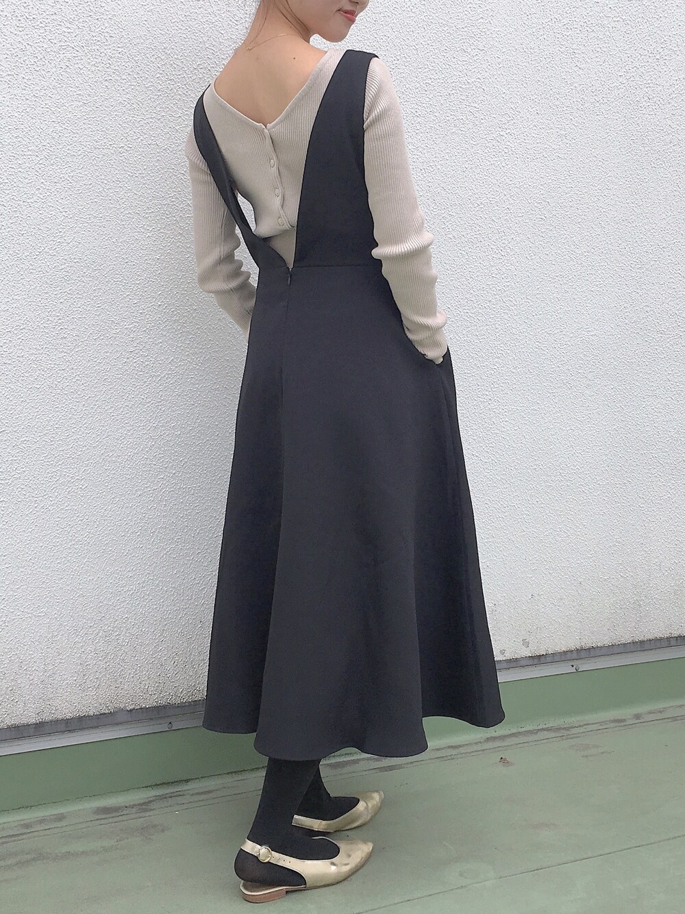 asami ogawaraさんの「ジャンパースカート（mystic）」を使ったコーディネート