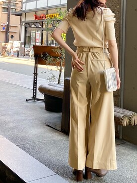 asami ogawaraさん(レディース・162cm)の春コーディネート