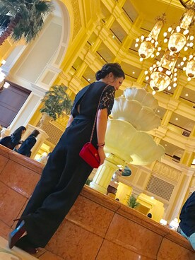 「asos（エイソス）のアイテム（オールインワン・サロペット）」を使った、y♡さん（レディース・159cm）の春コーディネート