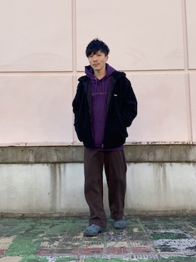「JUNRED（ジュンレッド）のアイテム（その他アウター）」を使った、todaさん（メンズ・165cm）の冬コーディネート