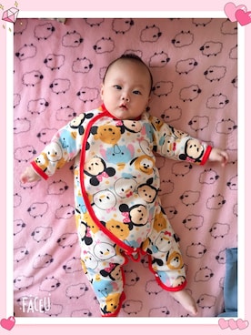 「A（エィス）のアイテム（トップス）」を使った、にゃんこ先生さん（キッズ・80cm）の冬コーディネート