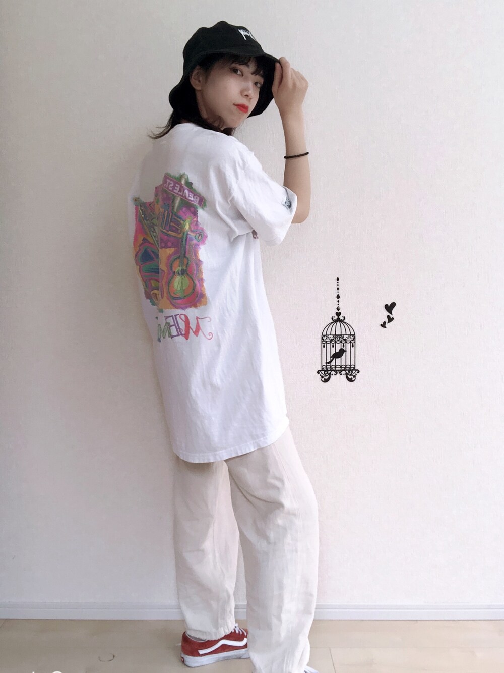STUSSY ビッグロゴ刺繍 バケットハット ステューシー 帽子 ビーニー STUSSY（ステューシー）の「(STUSSY)ビッグロゴバケットハット