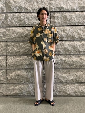 「biscuithead（ビスケットヘッド）のアイテム」を使った、TAIKI UCHIDAさん（メンズ・178cm）の春コーディネート