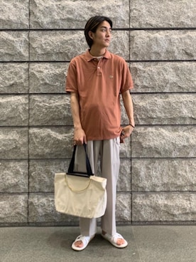 「SCYE BASICS（サイベーシックス）のアイテム（トップス）」を使った、TAIKI UCHIDAさん（メンズ・178cm）の夏コーディネート