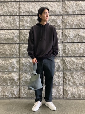 「UNITED ARROWS（ユナイテッドアローズ）のアイテム（スニーカー）」を使った、TAIKI UCHIDAさん（メンズ・178cm）の夏コーディネート