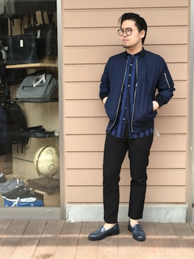 「UNION STATION（ユニオンステーション）のアイテム」を使った、Noriさん（メンズ・171cm）の秋コーディネート