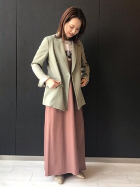 「BRACTMENT（ブラクトメント）のアイテム（ジャケット/アウター）」を使った、aky8911さん（レディース・160cm）の春コーディネート