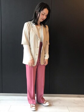 「BRACTMENT（ブラクトメント）のアイテム（ジャケット/アウター）」を使った、aky8911さん（レディース・160cm）の春コーディネート