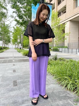 「☆この夏取り入れたいアメスリトップス」｜aky8911さん（レディース・160cm）の夏コーディネート