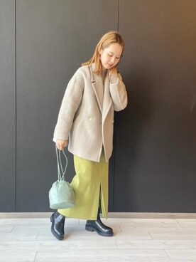 「green label relaxing（グリーンレーベルリラクシング）のアイテム（その他アウター）」を使った、aky8911さん（レディース・160cm）の秋コーディネート