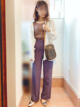 「RANDA」｜「アイテム（アナログ腕時計）」を使った、＊nozomi＊さん（レディース・158cm）の春コーディネート