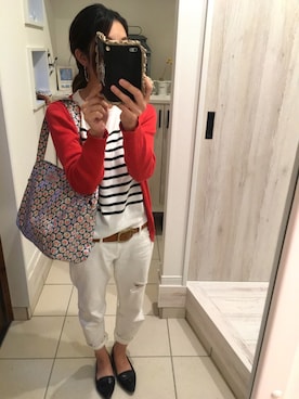 「アイテム（ピアス（両耳用））」を使った、yurrr.tさん（レディース・158cm・30代）の春コーディネート