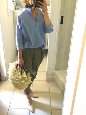 「アイテム（ピアス（両耳用））」を使った、yurrr.tさん（レディース・158cm・30代）の春コーディネート