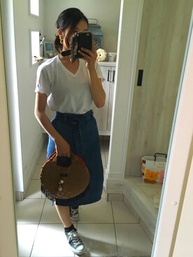 「アイテム（ピアス（両耳用））」を使った、yurrr.tさん（レディース・158cm・30代）の春コーディネート