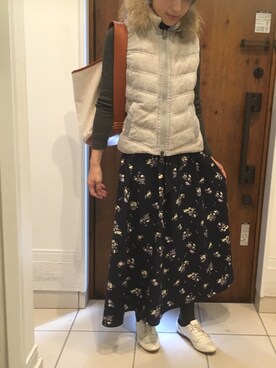 「アイテム（ピアス（両耳用））」を使った、yurrr.tさん（レディース・158cm・30代）の冬コーディネート