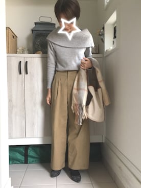 「アイテム（ピアス（両耳用））」を使った、yurrr.tさん（レディース・158cm・30代）の冬コーディネート