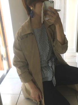 「アイテム（ピアス（両耳用））」を使った、yurrr.tさん（レディース・158cm・30代）の春コーディネート