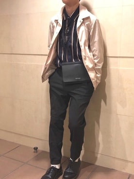 「SPAO（スパオ）のアイテム（ジャケット/アウター）」を使った、ユウさん（メンズ・171cm）の春コーディネート