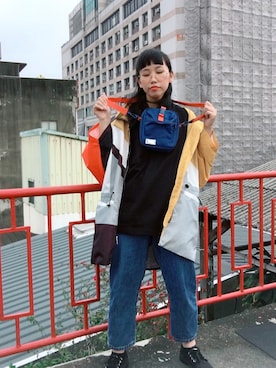 「plain-me（プレインミー）のアイテム（トップス）」を使った、L.C.さん（レディース・158cm）の春コーディネート