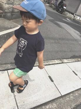 Natsuさん（キッズ・100cm）の夏コーディネート