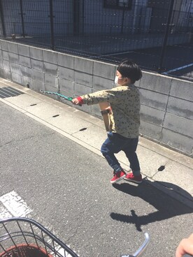 「HOGAN（ホーガン）のアイテム」を使った、Natsuさん（キッズ・120cm）の春コーディネート