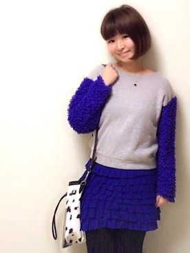 「KIKKA THE DIARY OF（キッカ　ザ　ダイアリー　オブ）のアイテム」を使った、やちこさん（レディース・151cm）の冬コーディネート