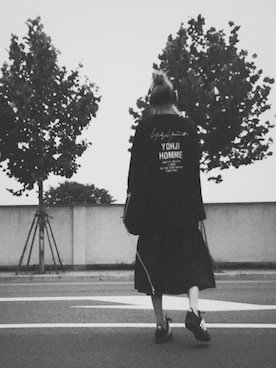 「Yohji Yamamoto（ヨウジヤマモト）のアイテム（エコバッグ/サブバッグ）」を使った、venusucker さん（レディース・168cm）の夏コーディネート