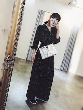 「STUDIOUS SELECT（ステュディオスセレクト）のアイテム（バッグ）」を使った、ASUMIさん（レディース・166cm）の春コーディネート