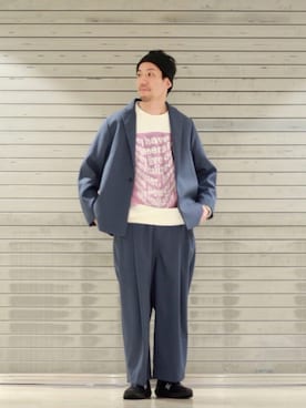 「リラックスコーデ」｜「アイテム（ジャケット/アウター）」を使った、タシロさん（メンズ・175cm）の冬コーディネート