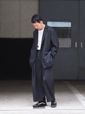 「リラックスコーデ」｜「アイテム（ジャケット/アウター）」を使った、タシロさん（メンズ・175cm）の冬コーディネート