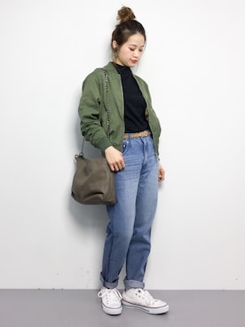 isaさん（レディース・155cm）の冬コーディネート