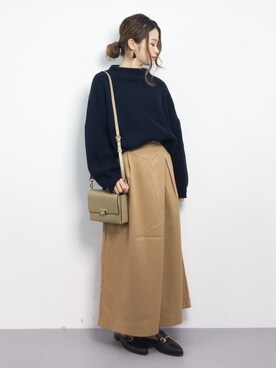 isaさん（レディース・155cm）の冬コーディネート