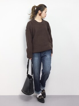 isaさん(レディース・155cm)の冬コーディネート