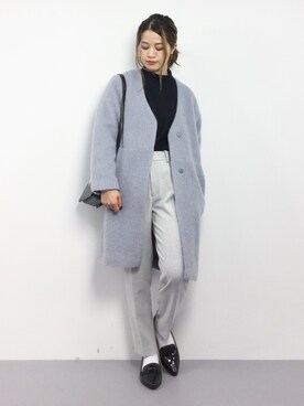 isaさん（レディース・155cm）の冬コーディネート