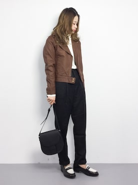 isaさん(レディース・155cm)の冬コーディネート