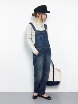 「LB/S （エルビーエス）のアイテム」を使った、isaさん（レディース・155cm）の冬コーディネート