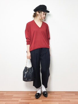 isaさん(レディース・155cm)の冬コーディネート