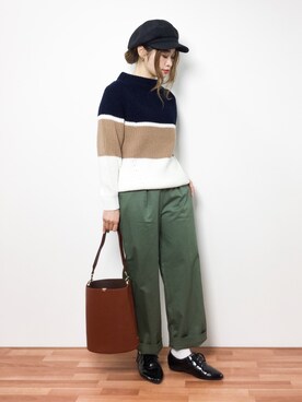 isaさん（レディース・155cm）の冬コーディネート