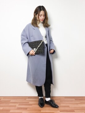 isaさん（レディース・155cm）の冬コーディネート