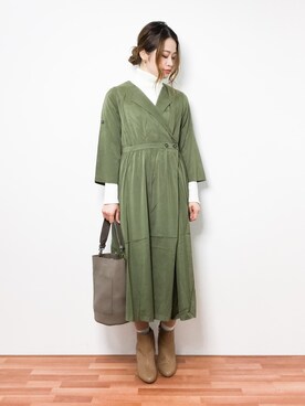 isaさん(レディース・155cm)の冬コーディネート