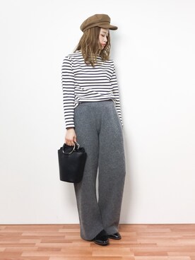 isaさん（レディース・155cm）の冬コーディネート